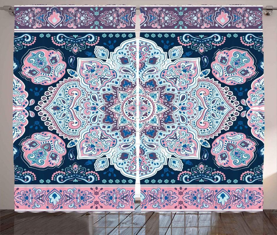 Mandala Curtains Eastern Paisley Pattern Karma Hidden Universe Theme Floral Print Living Room Bedroom Window Drapes Purple Blue1, As pic
Mandala Curtains Eastern Paisley Pattern Karma Hidden Universe Theme Floral Print Living Room Bedroom Window Drapes Purple Blue1, As pic