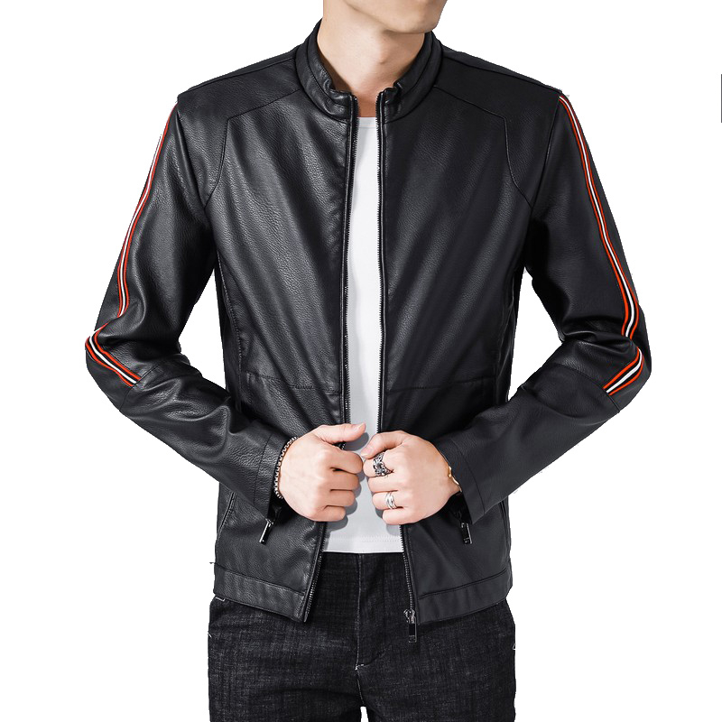 Striped PU Leather Mens Jacket Winer O-neck Windbreak Jackets For Man Casual Faux Leather Coat Homme Warm Pocket Men's Clothing, Black
Striped PU Leather Mens Jacket Winer O-neck Windbreak Jackets For Man Casual Faux Leather Coat Homme Warm Pocket Men's Clothing, Black