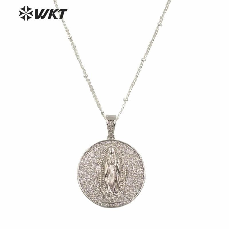 WT-MN967 New color platinium electroplated micropave CZ prong setting round pendant necklace women silver cubic zircon necklace
WT-MN967 New color platinium electroplated micropave CZ prong setting round pendant necklace women silver cubic zircon necklace