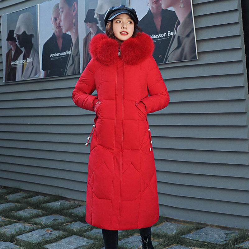 Long Down Cotton Coat Women Parka Hooded 2021 New Plus size Padded Jacket Ladies Big Fur collar Warm Outerwear femme hiver DH50, Beige
Long Down Cotton Coat Women Parka Hooded 2021 New Plus size Padded Jacket Ladies Big Fur collar Warm Outerwear femme hiver DH50, Beige