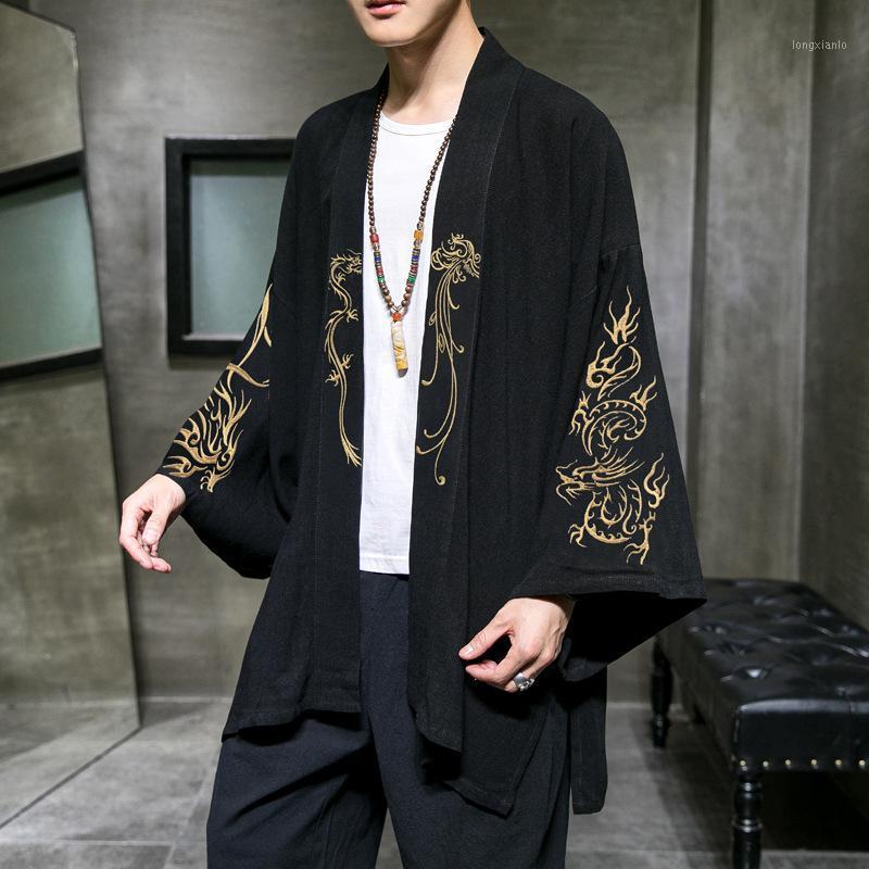 2021 Fashion Costume Japanese Kimono Embroidery Hanfu Men Chinese Style Robe Cardigan Jacket Oversized 5XL Ancient Coat Yukata1
2021 Fashion Costume Japanese Kimono Embroidery Hanfu Men Chinese Style Robe Cardigan Jacket Oversized 5XL Ancient Coat Yukata1