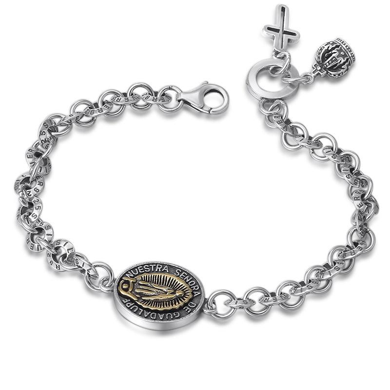 Simple Fashion Trend Japan and South Korea Retro Virgin Mary Cross Female Bracelet Bracelet Jewelry
Simple Fashion Trend Japan and South Korea Retro Virgin Mary Cross Female Bracelet Bracelet Jewelry