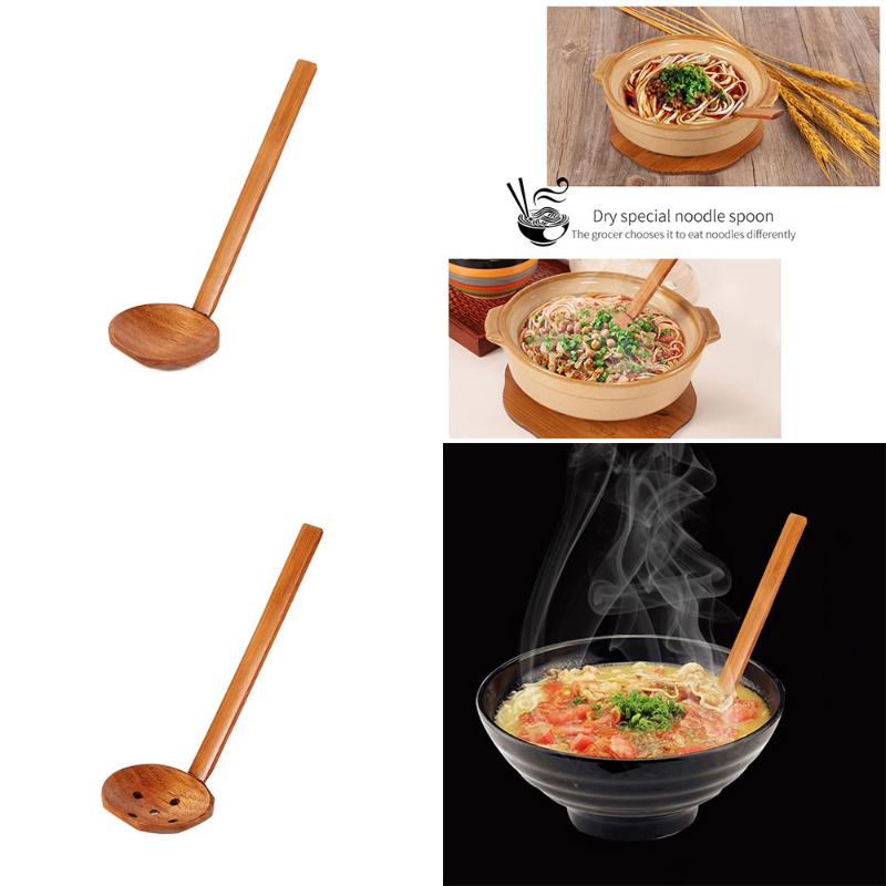Natural Wood Tableware Spoon Ladle Turner Long Rice Colander Soup Skimmer Cooking Spoons Scoop Kitchen Gadget Japanese Style
Natural Wood Tableware Spoon Ladle Turner Long Rice Colander Soup Skimmer Cooking Spoons Scoop Kitchen Gadget Japanese Style