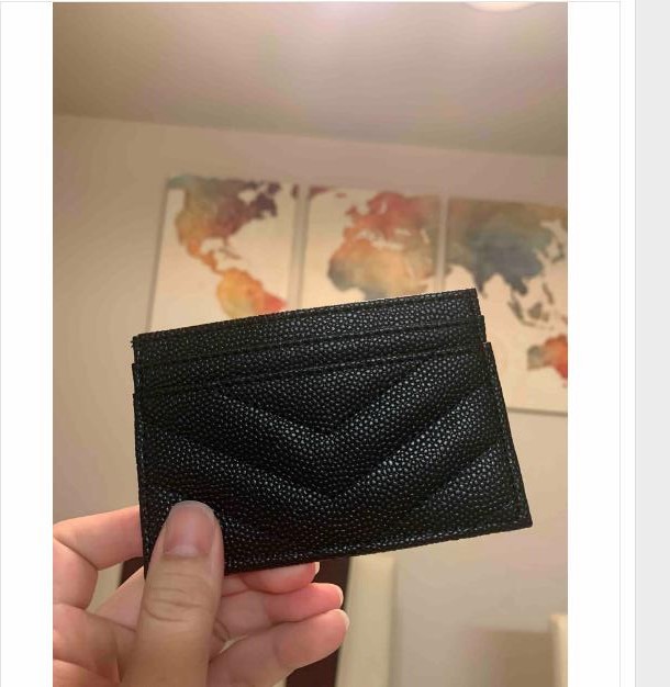1pcs New Paris fashion accessories Caviar Purse women leather wallet coin purse Lady Card holder Best style mini wallets, Black
1pcs New Paris fashion accessories Caviar Purse women leather wallet coin purse Lady Card holder Best style mini wallets, Black
