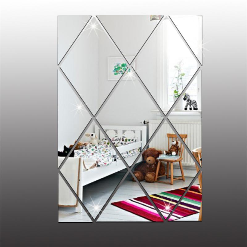 13Pcs/Set Modern Rhombus Wall Mirror Sticker For Bathroom TV Background Eco-friendly PS Decal Home Decor Adhsive Wallpaper
13Pcs/Set Modern Rhombus Wall Mirror Sticker For Bathroom TV Background Eco-friendly PS Decal Home Decor Adhsive Wallpaper