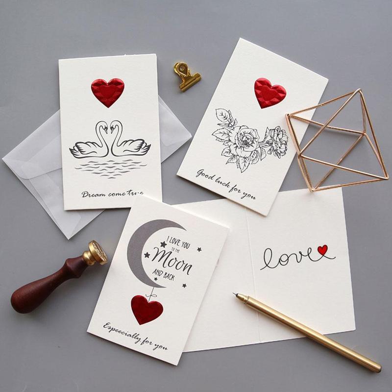Romantic Swan Hearts Party Cards Birthday Solid Greeting Card with Envelopes Wedding Valentine Day Gift Letter Envelope Postcard
Romantic Swan Hearts Party Cards Birthday Solid Greeting Card with Envelopes Wedding Valentine Day Gift Letter Envelope Postcard