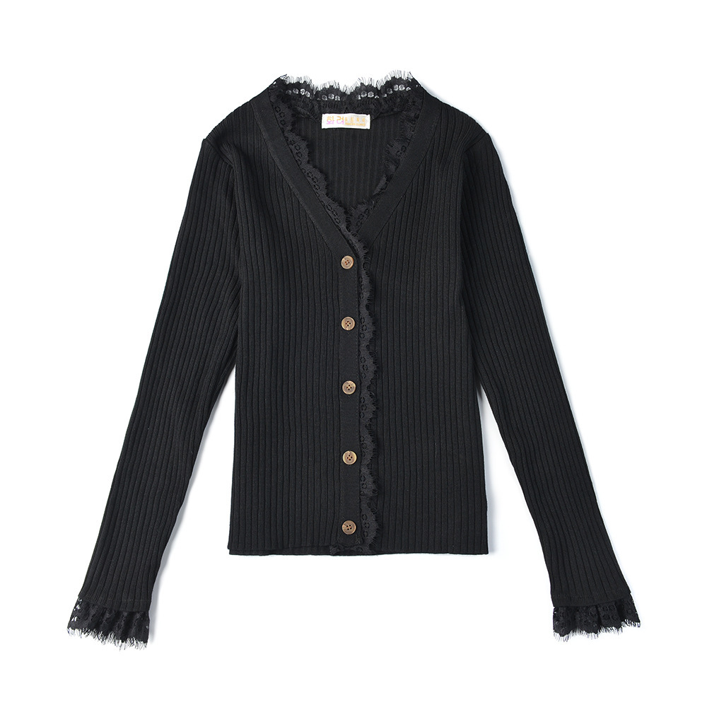 2021 New Winter Autumn Lace Knit V-neck Cardigans Sweater Women Casual Chic Button Spring Coat Outwear Female Basic Jacket Aris, Black
2021 New Winter Autumn Lace Knit V-neck Cardigans Sweater Women Casual Chic Button Spring Coat Outwear Female Basic Jacket Aris, Black