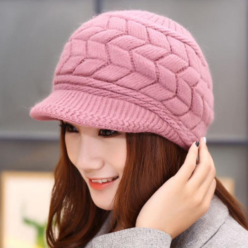 New Women Winter Hat Warm Beanies Fleece Inside Knitted Hats For Woman Fur Cap Autumn And Winter Ladies Fashion Hat, Wt
New Women Winter Hat Warm Beanies Fleece Inside Knitted Hats For Woman Fur Cap Autumn And Winter Ladies Fashion Hat, Wt