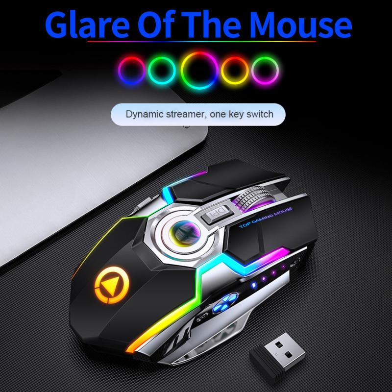 Wireless Mouse Gaming Silent Laser Optical 2.4GHz Game USB Rechargeable Laptop
Wireless Mouse Gaming Silent Laser Optical 2.4GHz Game USB Rechargeable Laptop