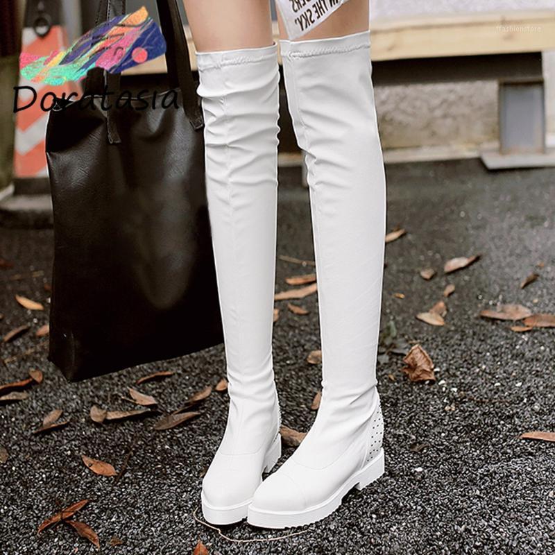 DORATASIA Big Size 43 Women Solid Consise Office Shoes Winter Boots Women Round Toe Casual Over The Knee Boots1, White
DORATASIA Big Size 43 Women Solid Consise Office Shoes Winter Boots Women Round Toe Casual Over The Knee Boots1, White