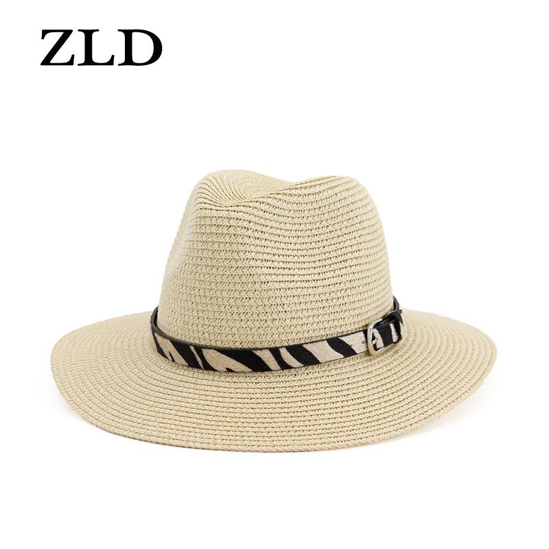 ZLD Ladies summer hat women panama straw hat fedora beach vacation wide brim visor casual sun hats for women sombrero
ZLD Ladies summer hat women panama straw hat fedora beach vacation wide brim visor casual sun hats for women sombrero