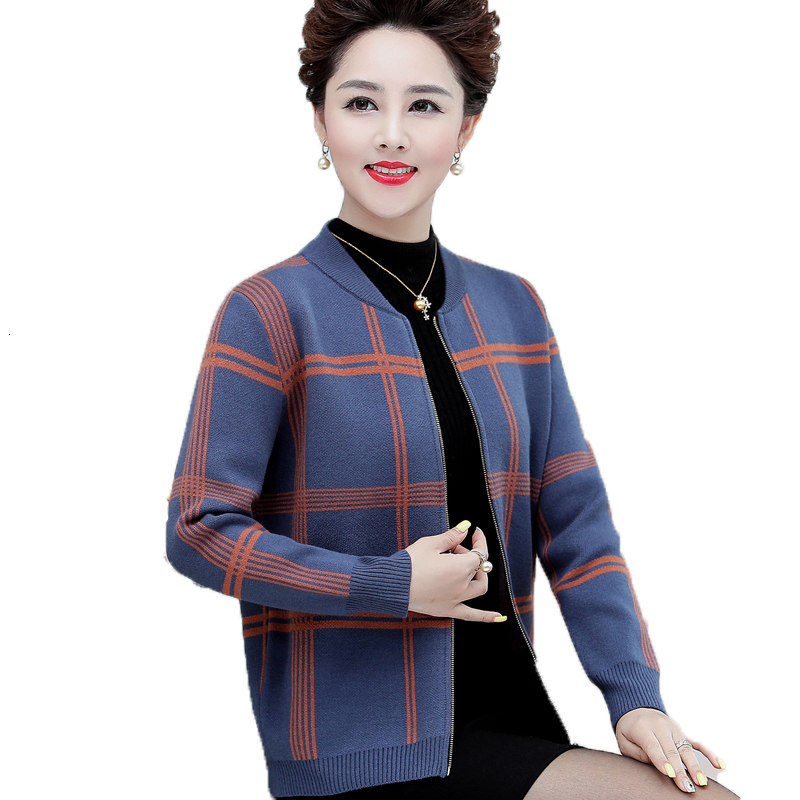 Women's Coats Middle-aged Nightgown Mother Winter Thick Zipper Knit Cardigan Sweater Plus Size 7wts, Blue
Women's Coats Middle-aged Nightgown Mother Winter Thick Zipper Knit Cardigan Sweater Plus Size 7wts, Blue