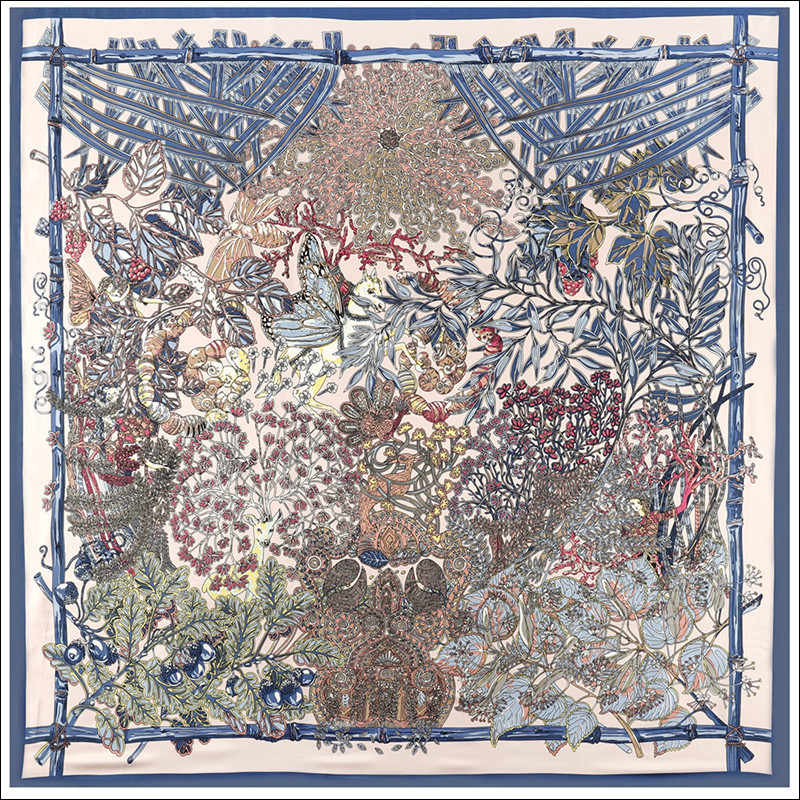 Stain Edge Scarf 130*130Cm Spain Print Square Scarves Horse Print Vintage Foulard Female Silk Hijab Lady Bandana Gift Silk Shawl, Blue;gray
Stain Edge Scarf 130*130Cm Spain Print Square Scarves Horse Print Vintage Foulard Female Silk Hijab Lady Bandana Gift Silk Shawl, Blue;gray