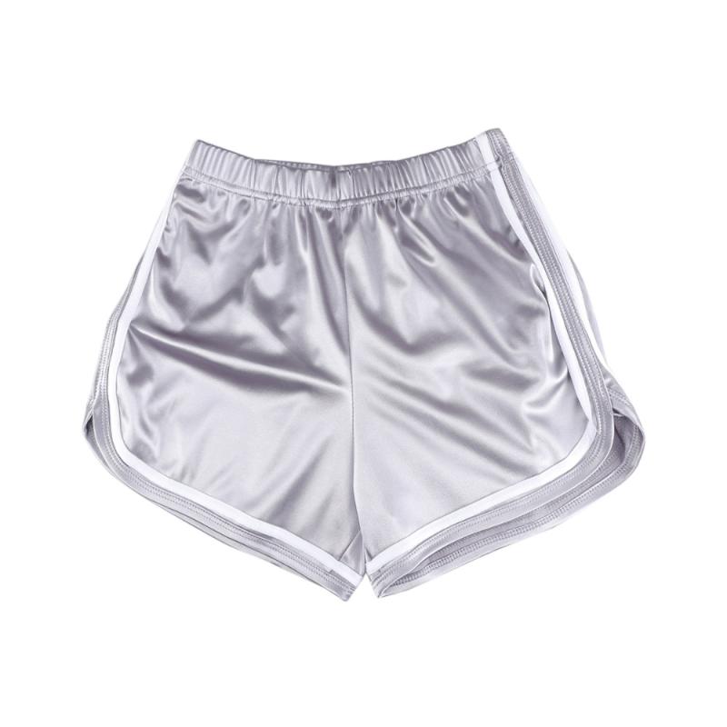 Classic Smooth Elastic High Waist Sports Shorts Summer Quick-Drying Running Fitness Stylish Short Pants for Girl Female Size, Silver
Classic Smooth Elastic High Waist Sports Shorts Summer Quick-Drying Running Fitness Stylish Short Pants for Girl Female Size, Silver