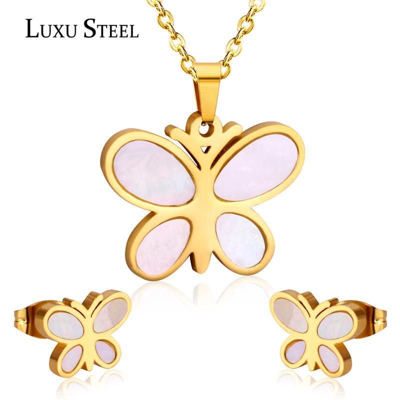 LUXUSTEEL Butterfly Earrings kids jewellery for girls Stainless Steel Babygirl 2020 Choker Collars Accessories Butterfly Pendant, As pic
LUXUSTEEL Butterfly Earrings kids jewellery for girls Stainless Steel Babygirl 2020 Choker Collars Accessories Butterfly Pendant, As pic