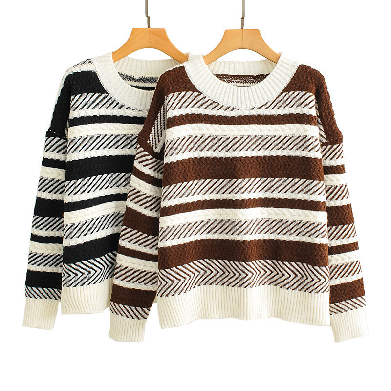 2021 New 9586 Popular Autumn European and American Women's Twist Pullover Loose Sweater Sv1j, One size
2021 New 9586 Popular Autumn European and American Women's Twist Pullover Loose Sweater Sv1j, One size