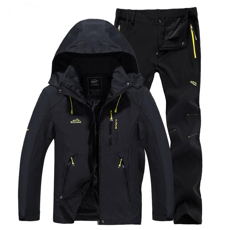 Men Hunting Clothes Spring/Autumn Outdoor Sports Set Waterproof Windproof Hooded Windbreaker Fishing Hiking Coat (Jacket+Pants, Black black
Men Hunting Clothes Spring/Autumn Outdoor Sports Set Waterproof Windproof Hooded Windbreaker Fishing Hiking Coat (Jacket+Pants, Black black