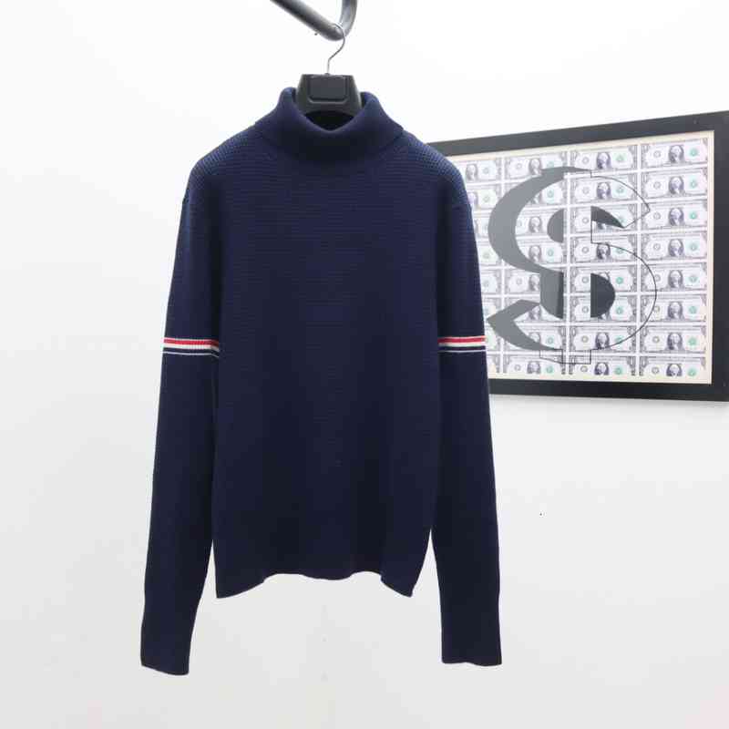 Men's Hoodies & Sweatshirts Correct version autumn winter TB double sleeve side webbing men's and women's solid color high neck Pullover knitted sweater S72W, White
Men's Hoodies & Sweatshirts Correct version autumn winter TB double sleeve side webbing men's and women's solid color high neck Pullover knitted sweater S72W, White