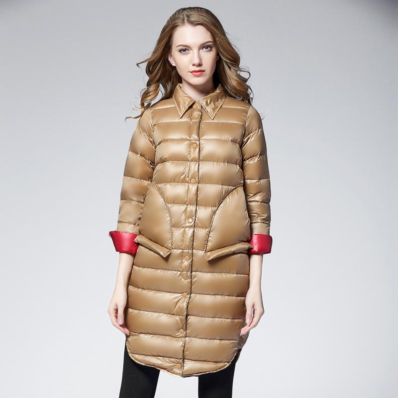 2020 Winter Women Long Down Jackets Ultra Light Duck Down Coat Puffer Jacket Slim Warm Parkas Black Khaki Plus Size
2020 Winter Women Long Down Jackets Ultra Light Duck Down Coat Puffer Jacket Slim Warm Parkas Black Khaki Plus Size