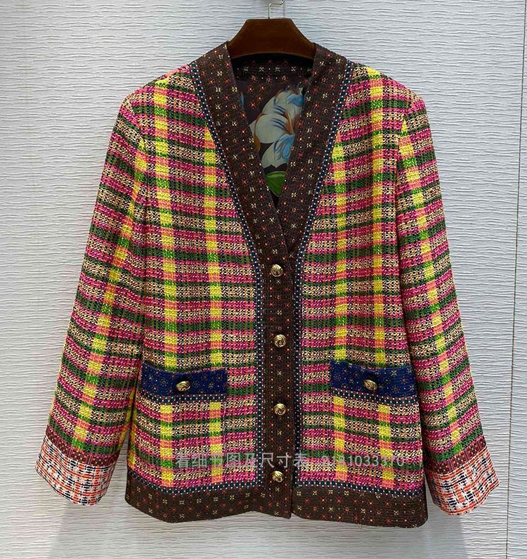 2020 Autumn Early New Women's Tweed Wool Lapel Ol Custom Fashion Jacket Short Dvky, See chart
2020 Autumn Early New Women's Tweed Wool Lapel Ol Custom Fashion Jacket Short Dvky, See chart
