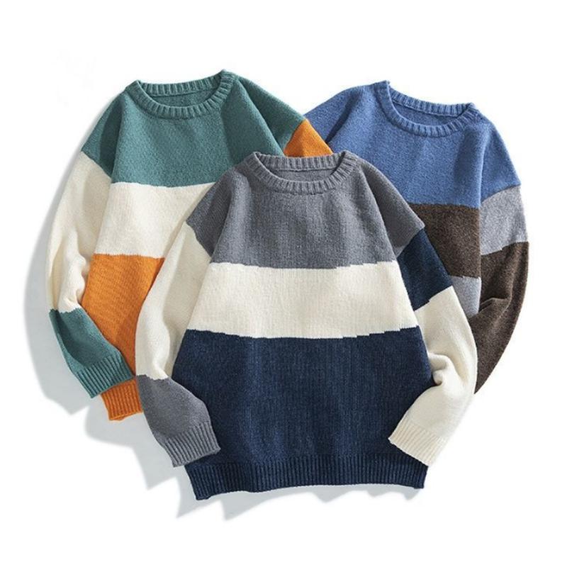 Casual Sweaters Men 2020 Autumn Winter O-Neck Pullovers Multicolor Knitted Sweater Long Sleeve Youthful Streetwear Male Warm Top, 01
Casual Sweaters Men 2020 Autumn Winter O-Neck Pullovers Multicolor Knitted Sweater Long Sleeve Youthful Streetwear Male Warm Top, 01