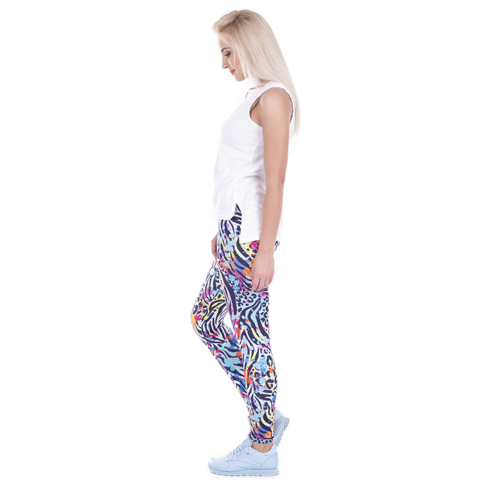Women Legging Wild Dots Printed leggins for Women leggings High Waist Legins Woman Pants Stretch Leggings 201202