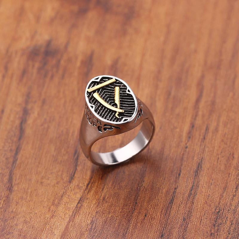 Size 7~13 Men Barber Razor Rings Fashion Zinc Alloy Professional Barber Tools Razor Shape Rings Jewelry Men Women Halloween Gift
Size 7~13 Men Barber Razor Rings Fashion Zinc Alloy Professional Barber Tools Razor Shape Rings Jewelry Men Women Halloween Gift