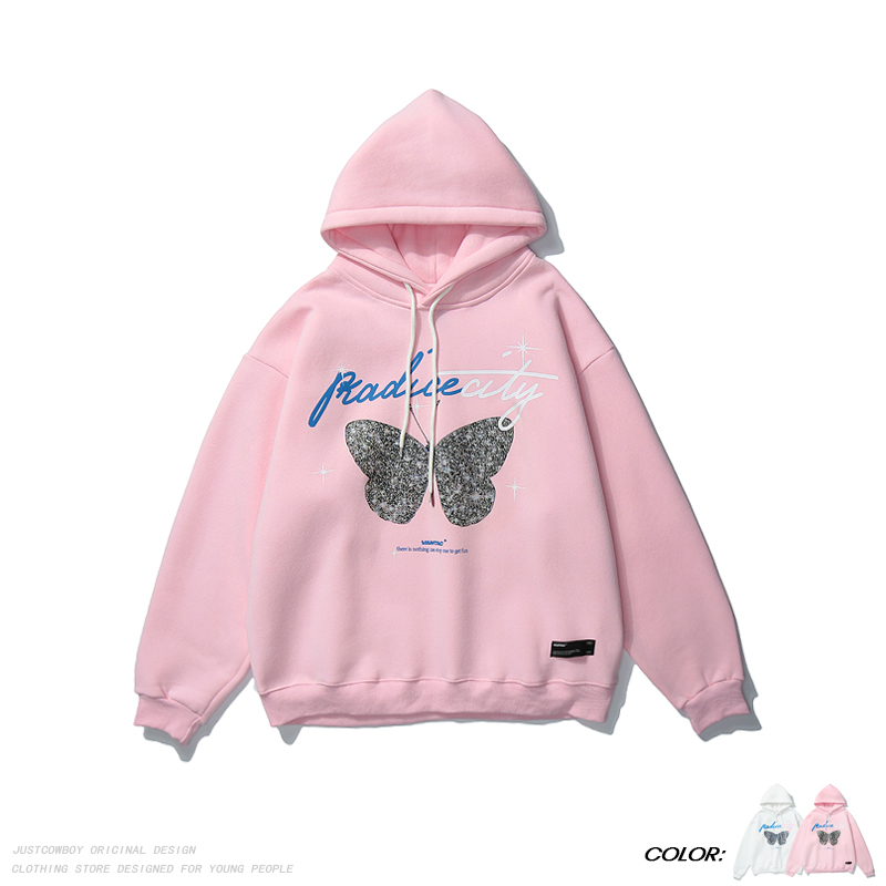 2021 New Men's Hip Hop Hoodies Butterfly Streetwear Loose Velour Sweatshirt Sweater Male Hoodie Oqw7 ZC1B, Pink
2021 New Men's Hip Hop Hoodies Butterfly Streetwear Loose Velour Sweatshirt Sweater Male Hoodie Oqw7 ZC1B, Pink
