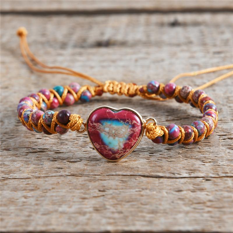Classic Heart Shape Charm Bracelets Friendship String Braided Macrame Bracelets Teengirls Wrap Bracelet Femme Women Jewelry
Classic Heart Shape Charm Bracelets Friendship String Braided Macrame Bracelets Teengirls Wrap Bracelet Femme Women Jewelry