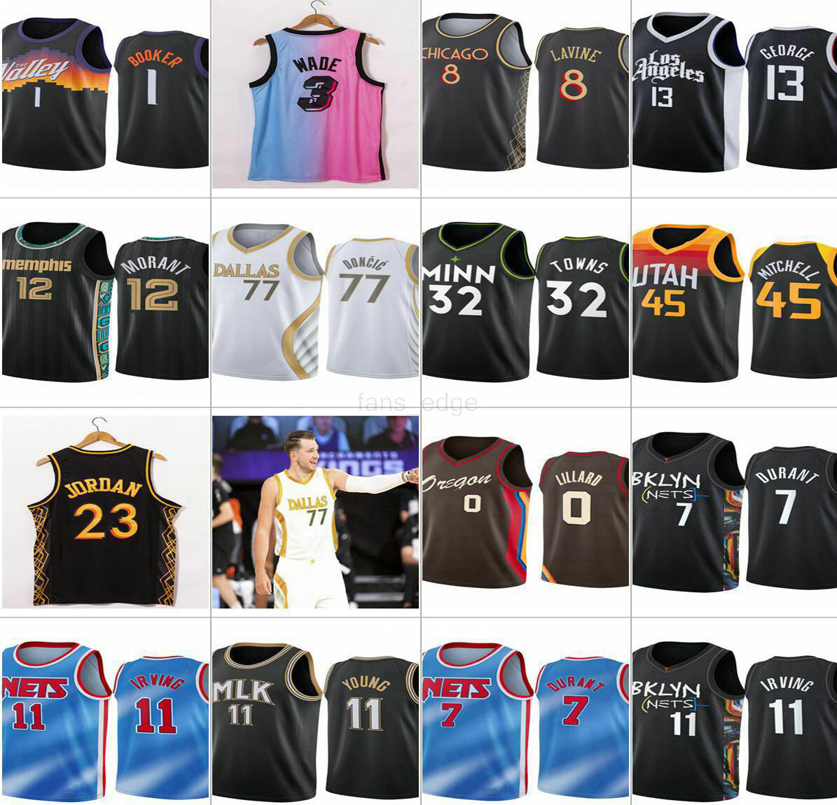 2021 2022 new city mens basketball Doncic Booker paul Morant curry jokic murray antetokounmpo Mitchell Herro wade butler durant jerseys, Beige
2021 2022 new city mens basketball Doncic Booker paul Morant curry jokic murray antetokounmpo Mitchell Herro wade butler durant jerseys, Beige