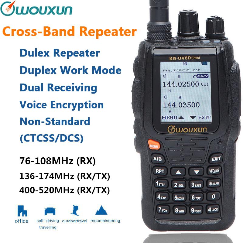Wouxun KG-UV8D Plus 2 Way Radio Walkie Talkie 136-174/400-520MHz 2.5K Dual Band Transceiver 999 Memory Channels Ham Radio
Wouxun KG-UV8D Plus 2 Way Radio Walkie Talkie 136-174/400-520MHz 2.5K Dual Band Transceiver 999 Memory Channels Ham Radio