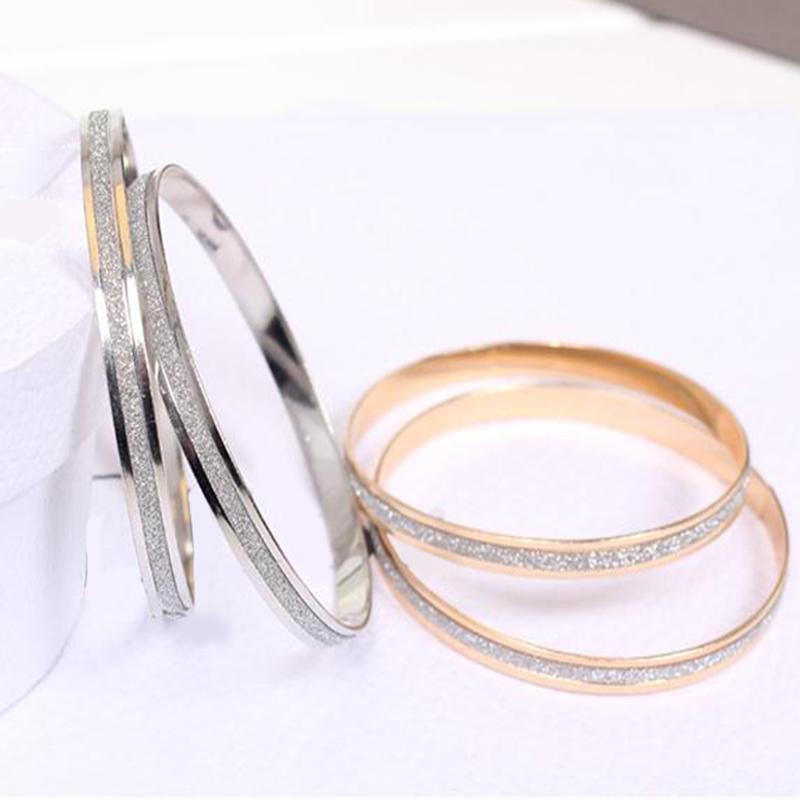 Fashion Simplicity Cuff Frosted Party Elegant Hoop Bangle Bracelet Creative Jewelry For Women Girls Gifts 
Fashion Simplicity Cuff Frosted Party Elegant Hoop Bangle Bracelet Creative Jewelry For Women Girls Gifts
