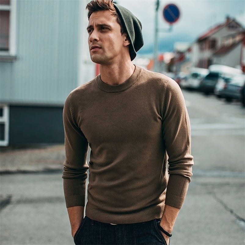 KUEGOU Autumn Cotton Plain Gray Sweater Men Pullover Casual Jumper For Male Wear Brand Knitted Korean Style Clothes 8921 201203, Coffee
KUEGOU Autumn Cotton Plain Gray Sweater Men Pullover Casual Jumper For Male Wear Brand Knitted Korean Style Clothes 8921 201203, Coffee