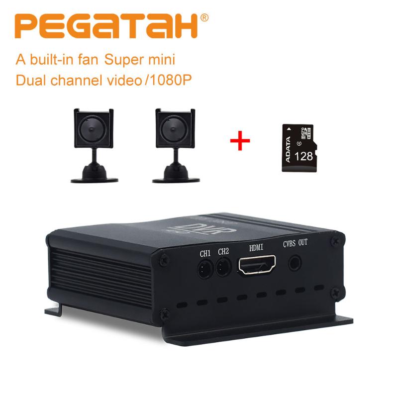HD mini dvr recorder 4 inch CCTV DVR AHD camera analogue 1080p 2CHIN1 For CCTV Kit VGA AHD analogue camera