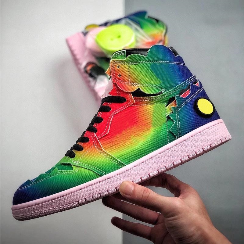 Nestest Gradient Rainbow J Balvin 1s OG mens basketball shoes 1 Colores Y Vibras Tie dye Multi-Color Rainbow mens trainers sports sneakers, Color #1
Nestest Gradient Rainbow J Balvin 1s OG mens basketball shoes 1 Colores Y Vibras Tie dye Multi-Color Rainbow mens trainers sports sneakers, Color #1