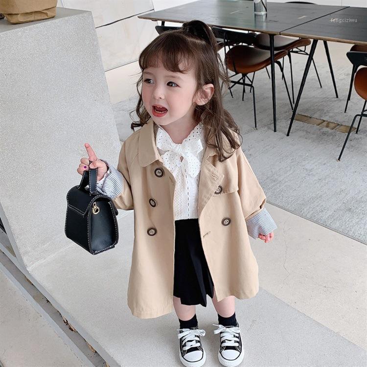 girls spring autumn fashion long-sleeved windbreaker jackets big kids double breasted coats1, Brown
girls spring autumn fashion long-sleeved windbreaker jackets big kids double breasted coats1, Brown