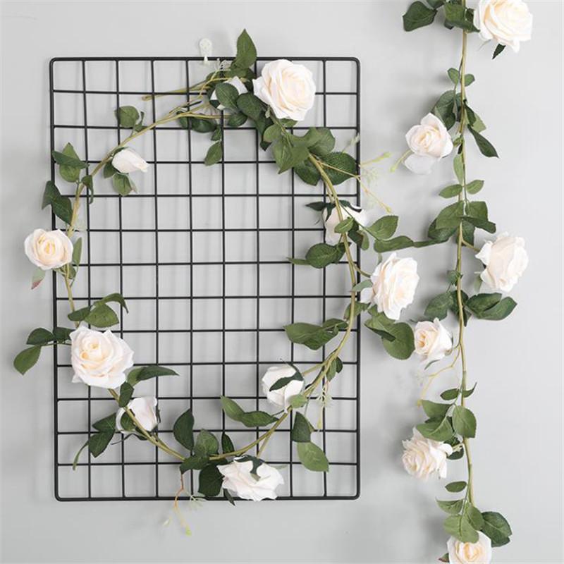Silk Rose Flowers Vine Artificial Rose Fake Plant Vine Plants Leaves Artificial Garland Flowers Wedding Wall Decoration1
Silk Rose Flowers Vine Artificial Rose Fake Plant Vine Plants Leaves Artificial Garland Flowers Wedding Wall Decoration1