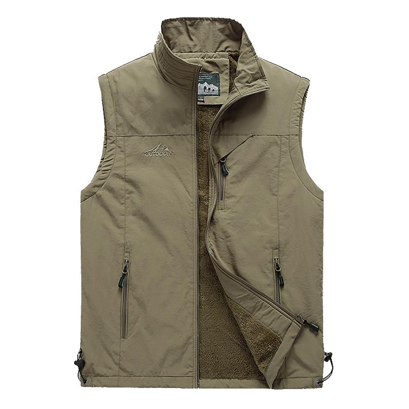 2020 Spring and Autumn Sleeveless Jacket New Vest Male Soil Outdoor Leisure Young and Middle-aged Photography Fishing 7882, Black
2020 Spring and Autumn Sleeveless Jacket New Vest Male Soil Outdoor Leisure Young and Middle-aged Photography Fishing 7882, Black