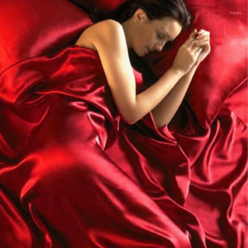 Satin Bedding Set Queen Size Luxury Red Silk Fitted Bed Sheet with Elastic Band Black Bed Sheets and Pillowcases Beddingoutlet1, White
Satin Bedding Set Queen Size Luxury Red Silk Fitted Bed Sheet with Elastic Band Black Bed Sheets and Pillowcases Beddingoutlet1, White