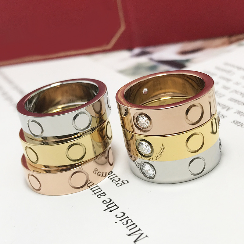 Hot Selling car 2022 tier high-end jewelry for men and women Love Classic Women's Ring High Quality Wide and Narrow Fashion Diamond Couple
Hot Selling car 2022 tier high-end jewelry for men and women Love Classic Women's Ring High Quality Wide and Narrow Fashion Diamond Couple