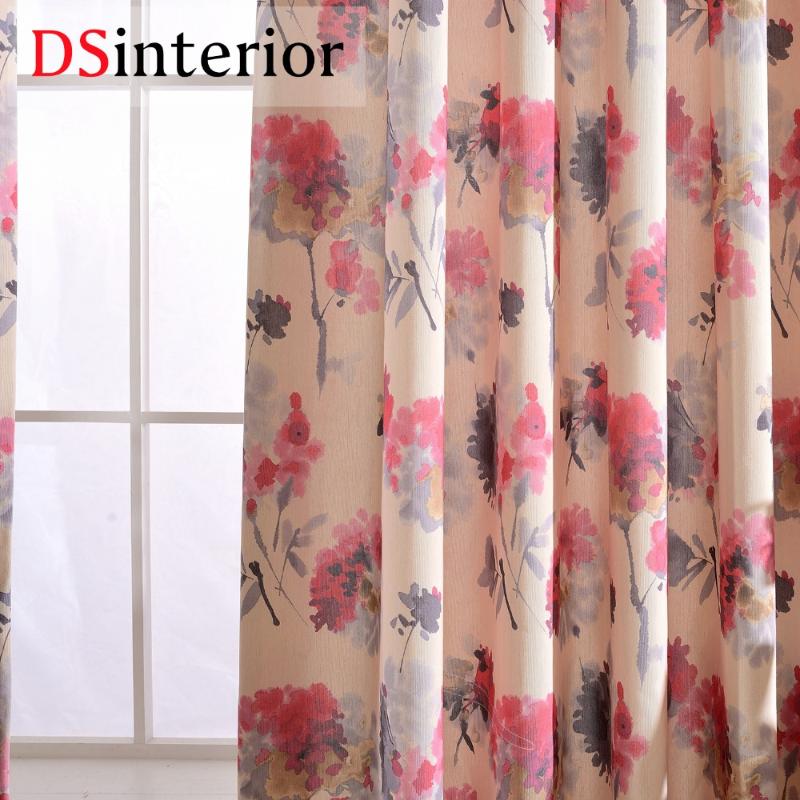 DSinterior polyester cotton beautiful printing curtain for bedroom or living room, As pic
DSinterior polyester cotton beautiful printing curtain for bedroom or living room, As pic