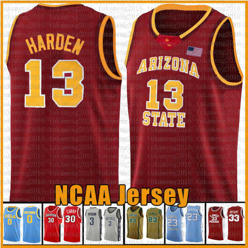 RED 13 James NCAA Harden Basketball Jersey Arizona University State Bethel Irish High School Jerseys, Black
RED 13 James NCAA Harden Basketball Jersey Arizona University State Bethel Irish High School Jerseys, Black