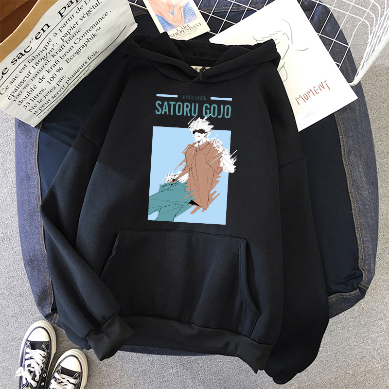 Winter Satoru Gojo Jujutsu Kaisen Hoodies Unisex sweatshirts Long Sleeves tops Hooded Oversize Hoody fashion clothes Pullovers W1231, White
Winter Satoru Gojo Jujutsu Kaisen Hoodies Unisex sweatshirts Long Sleeves tops Hooded Oversize Hoody fashion clothes Pullovers W1231, White