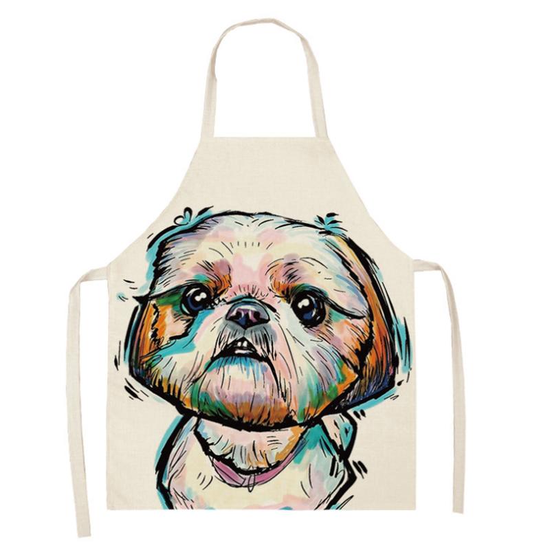 Lovely Dog Printed Kitchen Apron for Women Sleeveless Cotton Linen Aprons Home Cooking Baking Bibs Aprons Cleaning Tools
Lovely Dog Printed Kitchen Apron for Women Sleeveless Cotton Linen Aprons Home Cooking Baking Bibs Aprons Cleaning Tools