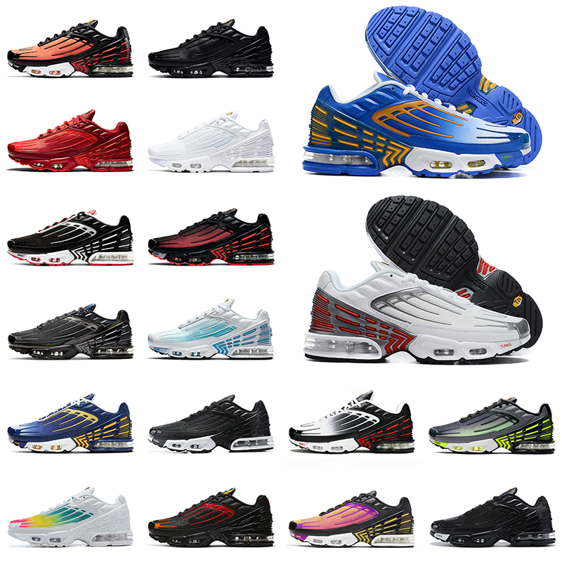 High Quality Tn Plus 3 Running Shoes Tuned Fashion Men Women All White Tiger Leather Sports Sneakers Chaussures 36-45, C15 39-45 black white university red
High Quality Tn Plus 3 Running Shoes Tuned Fashion Men Women All White Tiger Leather Sports Sneakers Chaussures 36-45, C15 39-45 black white university red
