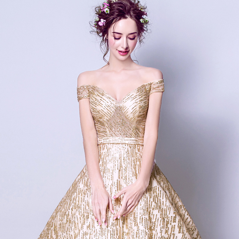 Modern Evening Dresses With Off-shoulder Sleeve-less Custom made Tulle Formal Prom Party Gowns Ruched Robe de mariée