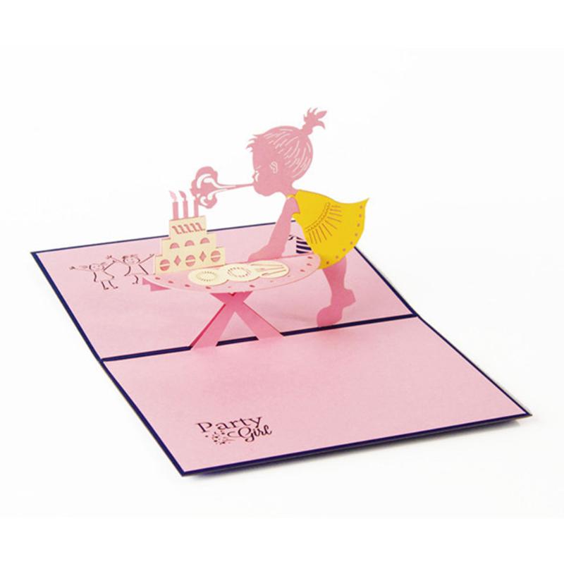Little Girl Blowing Candles Happy Birthday 3D Card Handmade Foldable Happy Birthday Card Best Gift for Friends
Little Girl Blowing Candles Happy Birthday 3D Card Handmade Foldable Happy Birthday Card Best Gift for Friends