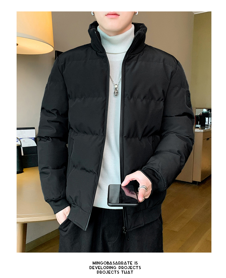 Black The New Men'S Clothing Han Edition Tide Brief Paragraph Cotton-Padded Jacket Thickening Cotton-Padded Clothes Down Cotton-Padded Jacke
Black The New Men'S Clothing Han Edition Tide Brief Paragraph Cotton-Padded Jacket Thickening Cotton-Padded Clothes Down Cotton-Padded Jacke