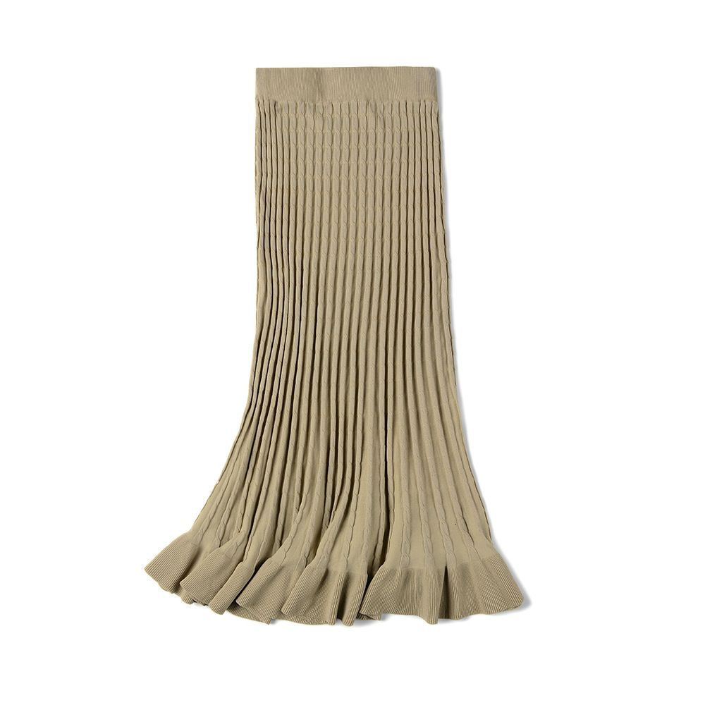 2021 New Vintage Winter Women Thick Sweater Skirt Elastic High Waist Pleated Midi Knitted A-line Female Solid Elegant Skirts Czn6, Green
2021 New Vintage Winter Women Thick Sweater Skirt Elastic High Waist Pleated Midi Knitted A-line Female Solid Elegant Skirts Czn6, Green