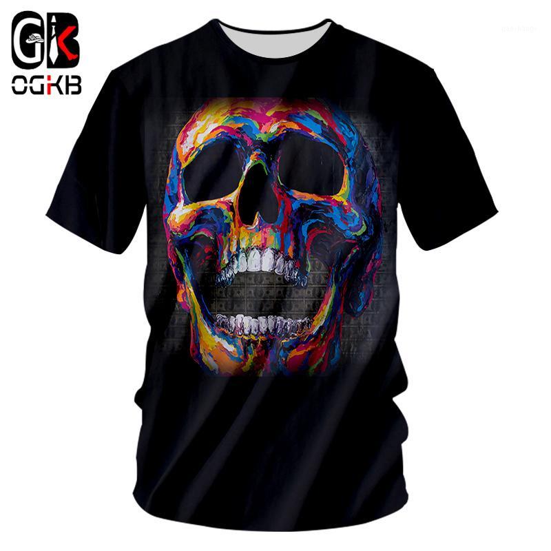 OGKB Summer Tops Funny Print Colorful Skull 3D T-shirts For Men/women Hiphop Streetwear O Neck Short Sleeve Tee Shirt Plus Homme1
OGKB Summer Tops Funny Print Colorful Skull 3D T-shirts For Men/women Hiphop Streetwear O Neck Short Sleeve Tee Shirt Plus Homme1